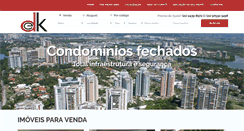 Desktop Screenshot of edkimobiliaria.com.br